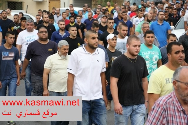كفرقرع : جماهير غفيرة في وداع الشاب رضا محمد عثامنة 